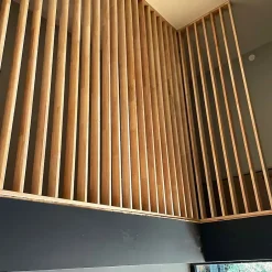 Cloison de séparation claustra droit chêne, H.2,54 m x l.80 cm, P.7,5 cm-Wood&Sens Discount