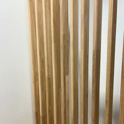 Wood&Sens Cloison de séparation claustra droit meuble chêne, H.2,54 m x l.80 cm, P.35 cm