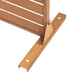 Cloison de séparation Nodepp pour extérieur et intérieur acier corten 180 x 90 x 40 cm rouille-Casa.Pro Sale