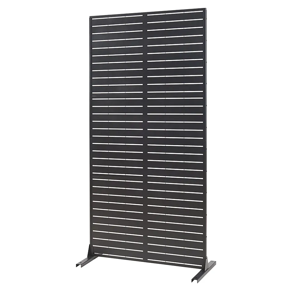 Casa.Pro Cloison de séparation Trolu acier 200 x 100 x 50 cm noir