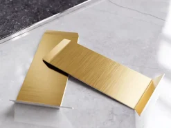 Ilcom Coin extérieur pour plinthe FL Or satiné - 30mm x 80 mm x 0,65 ep.