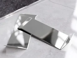 Coin intérieur pour plinthe FLI Argent poli - 30mm x 60 mm x 0,65 ep.-Ilcom Outlet