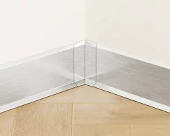 Coin intérieur pour plinthe FLI Argent satiné - 30mm x 80 mm x 0,65 ep.-Ilcom Outlet
