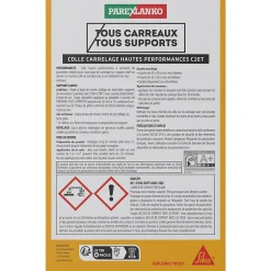 Parexlanko Colle carrelage grise hautes performances 5 kg