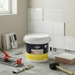 Colle carrelage mur intérieur cuisine et salle de bain blanc 25kg-Volden Hot