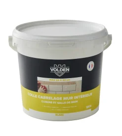 Volden Colle carrelage mur intérieur cuisine et salle de bain blanc 5kg