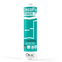 Colle Decofix Power FDP700 Orac Decor - Fixation ultra fort panneau, corniche, moulures, plinthes - 290ml A l'unité- Sale