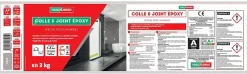 Parexlanko Colle et joint époxy gris spécial pièces humides 3 kg