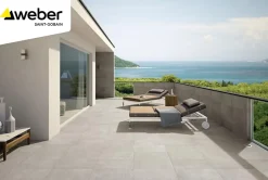 Colle fibrée terrasse balcon gris Weber 25kg-Weber Saint-Gobain Outlet