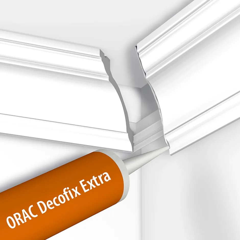 Colle Joint Decofix Ultra FX400 - Joint blanc base polymère pour joint entre profil A l'unité-Orac Decor Outlet