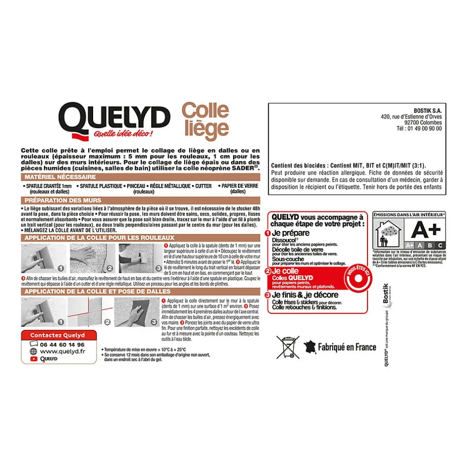 Colle Murale pour Liège Pâte 3 kg-Quelyd Outlet