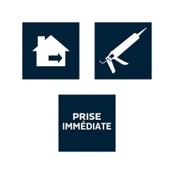 Colle Parquets Fixation Plinthes Cartouche 310 ml-Bostik Discount