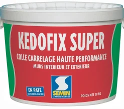 Colle pour Carrelage Haute Performance Kedofix , Prêt à l'emploi, Intérieur/extérieur, seau de 20 kg-Semin New