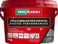Colle pour carrelage mur et sol intérieur hautes performances blanc 5kg-Parexlanko Hot