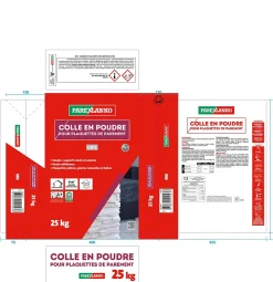 Colle pour plaquettes de parement intérieur gris poudre 25kg-Parexlanko Outlet