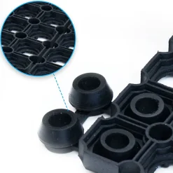 Floordirekt Connecteur 7 x 7 cm Pour relier tapis en caoutchouc