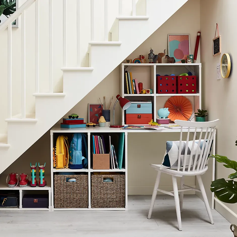 GoodHome Connecteur angle marlow blanc 300 mm