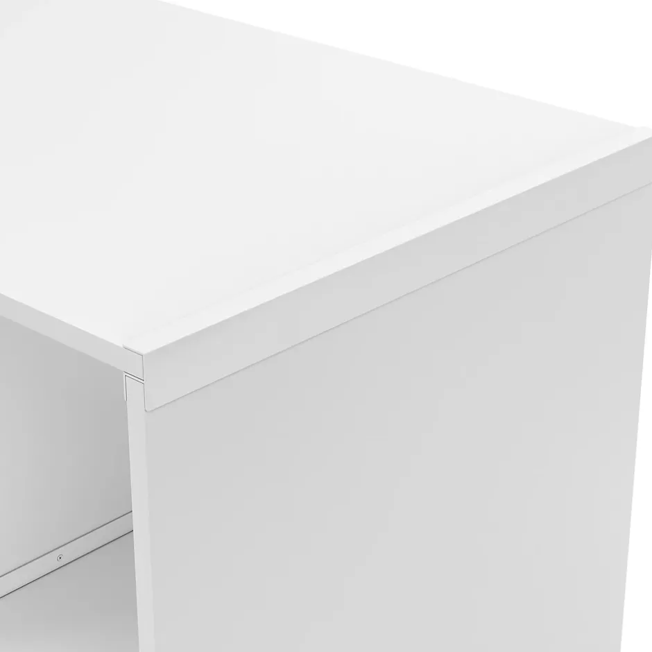 GoodHome Connecteur angle marlow blanc 600mm