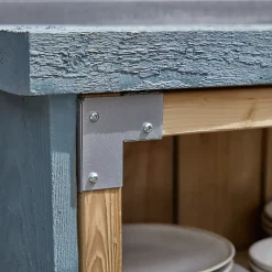 GoodHome Connecteur métal Elvet 3 tasseaux 38 mm