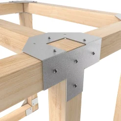 Connecteur métal Elvet en T 38 mm-GoodHome Discount