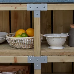 Connecteur métal Elvet en T 38 mm-GoodHome Discount