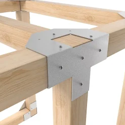 Connecteur métal Elvet en T 60 mm-GoodHome