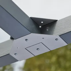 Connecteur métal Elvet en T 60 mm-GoodHome