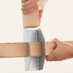 Connecteur métal Elvet en T 60 mm-GoodHome