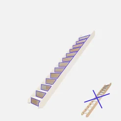 Kordo Contremarches pour escalier droit, Nostra