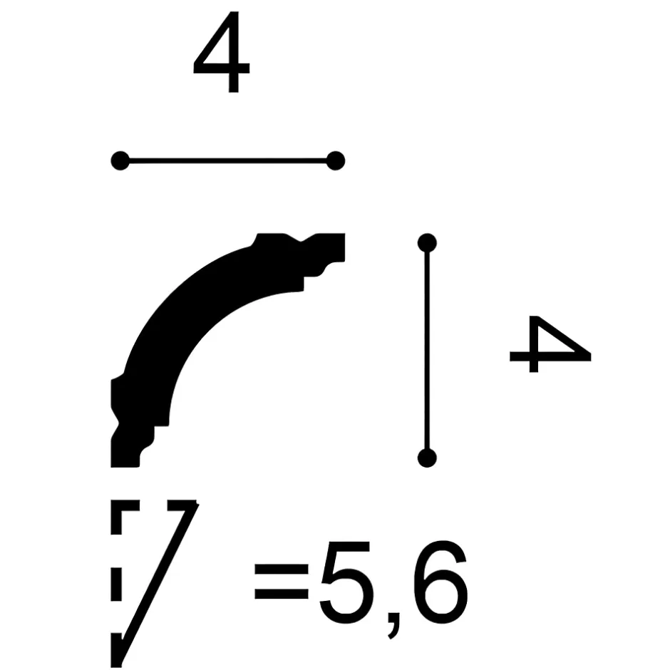 Corniche classique au design CB510N-Orac Decor Outlet
