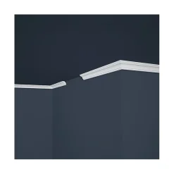 Corniche de Plafond Décorative - Modèle raffiné - Polystyrène - 200x2,2x2,2 cm-Decoon Hot