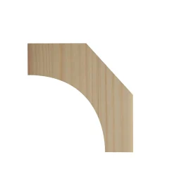Corniche moderne pin 23 x 23 mm L.2,4 m