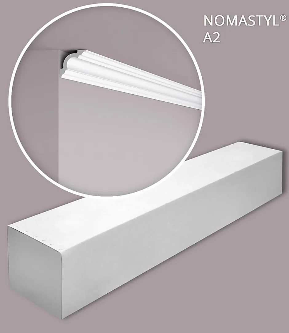 Noel & Marquet Corniche NMC A2-box-10 NOMASTYL 1 carton 10 pièces Moulure décorative