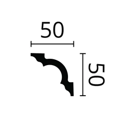 Noel & Marquet Corniche NMC A2-box-10 NOMASTYL 1 carton 10 pièces Moulure décorative