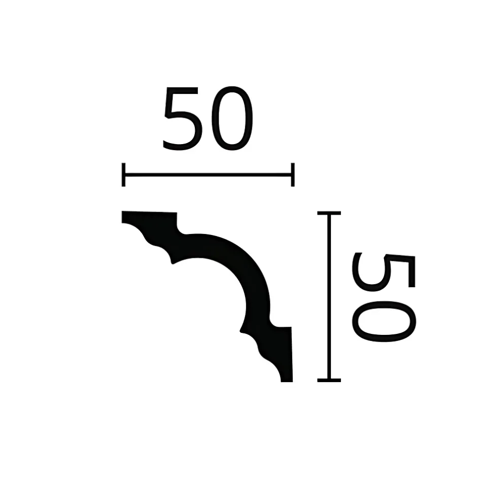 Noel & Marquet Corniche NMC A2-box-10 NOMASTYL 1 carton 10 pièces Moulure décorative