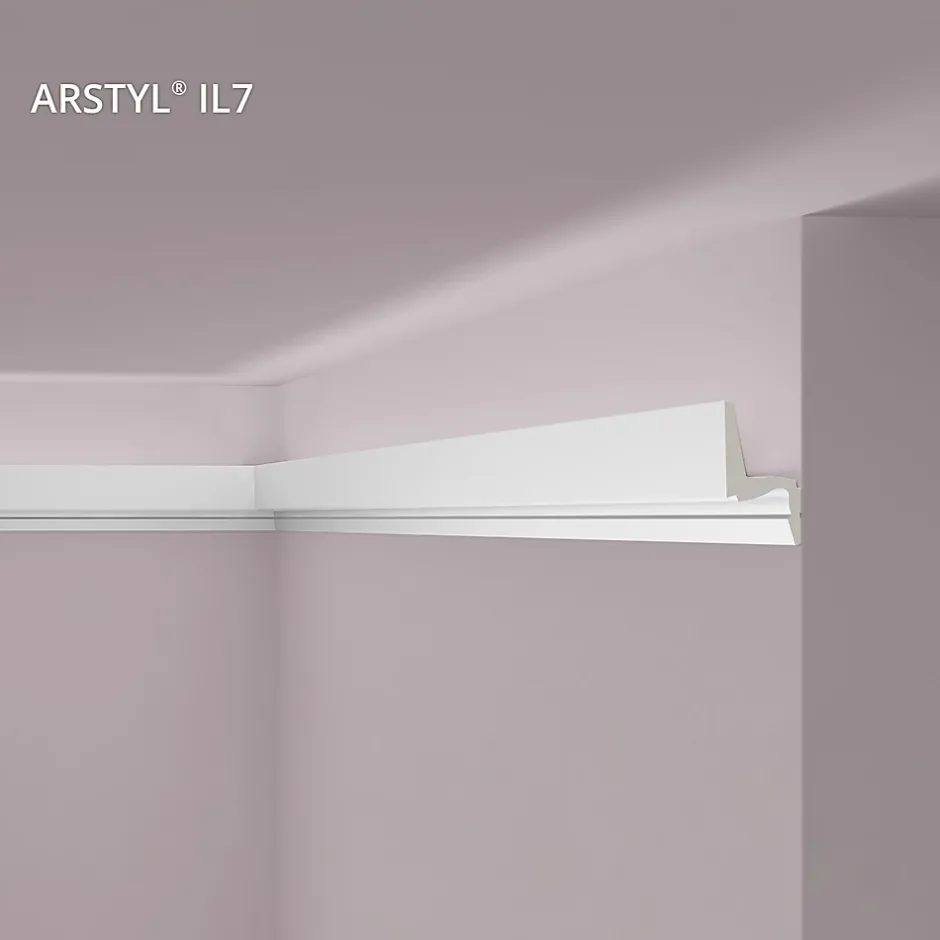 Corniche NMC ARSTYL IL7 MEMORY Moulure décorative Corniche de plafond Éclairage indirect-Noel & Marquet New