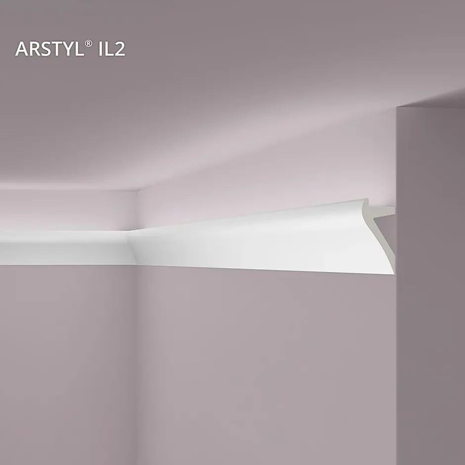 Corniche NMC ARSTYL IL2 Moulure décorative Corniche de plafond Éclairage indirect-Noel & Marquet Best