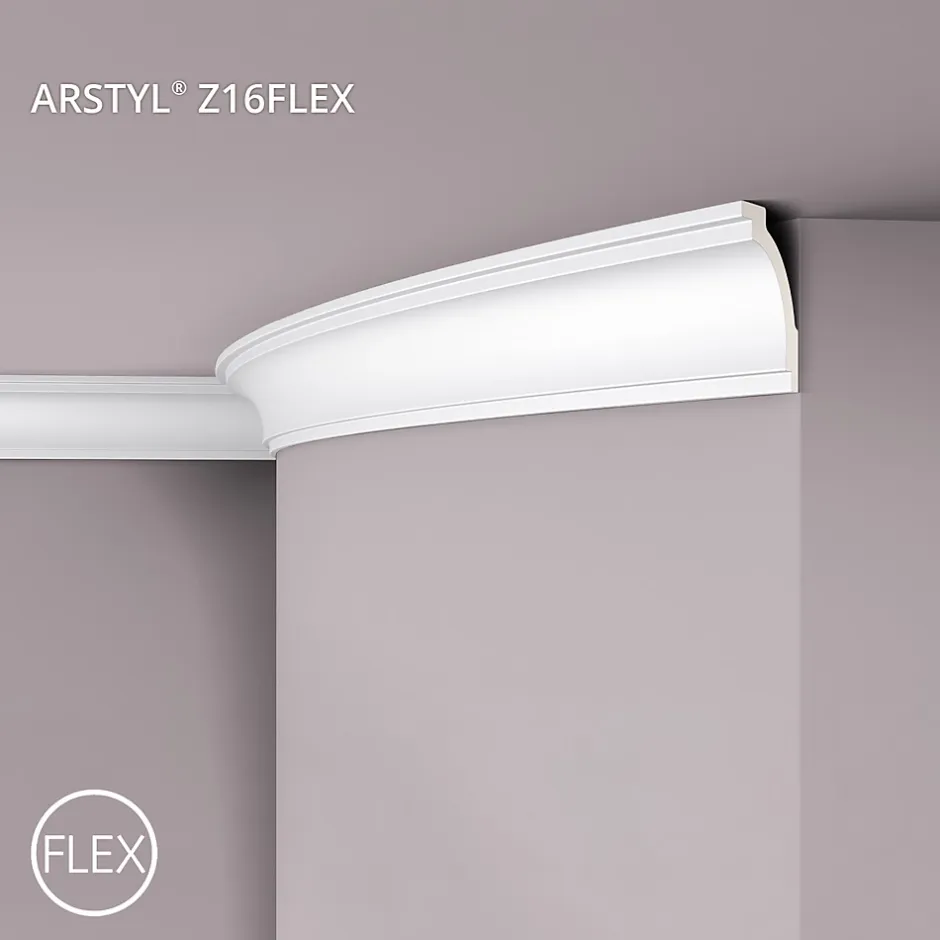 Corniche NMC ARSTYL Z16 Flex Moulure décorative flexible-Noel & Marquet Clearance