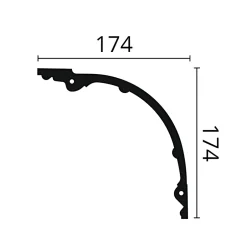 Noel & Marquet Corniche NMC ARSTYL Z40 Moulure décorative Corniche de plafond