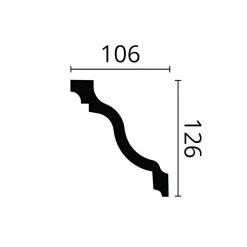 Noel & Marquet Corniche NMC ARSTYL Z22 Moulure décorative Corniche de plafond