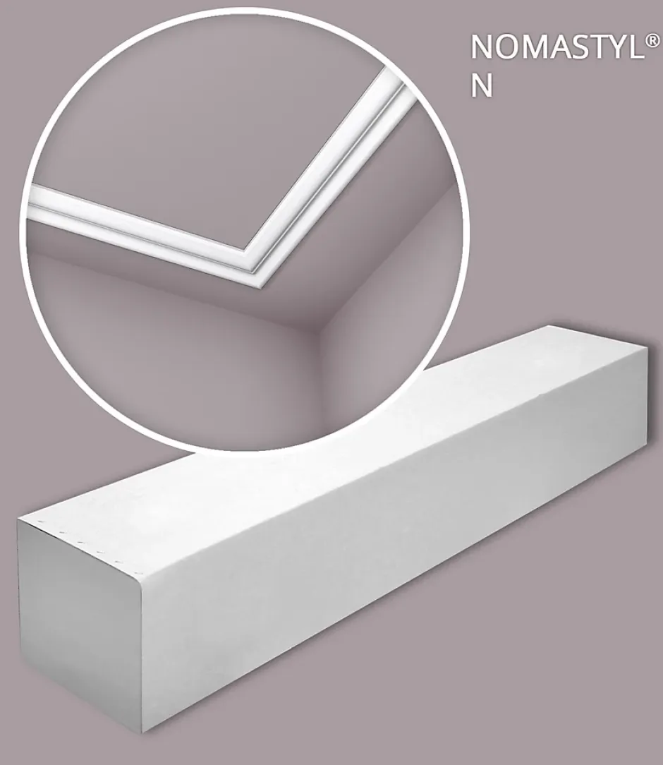 Corniche NMC N-box-10 NOMASTYL 1 carton 10 pièces Moulure décorative-Noel & Marquet