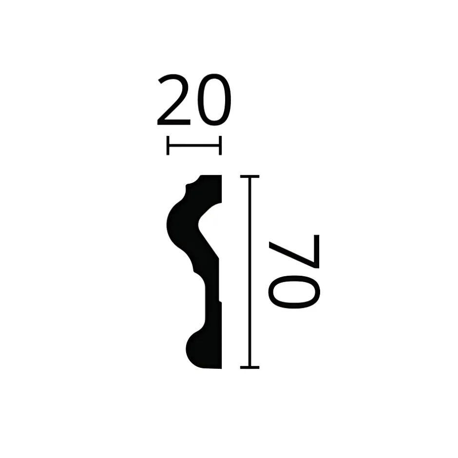 Corniche NMC N-box-10 NOMASTYL 1 carton 10 pièces Moulure décorative-Noel & Marquet