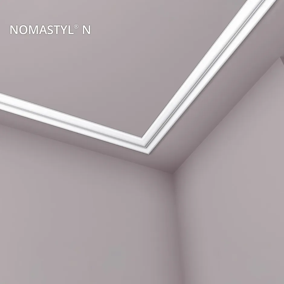 Corniche NMC N-box-10 NOMASTYL 1 carton 10 pièces Moulure décorative-Noel & Marquet