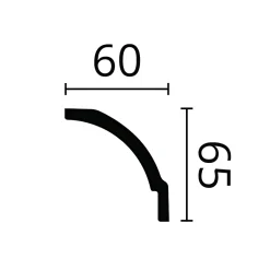 Noel & Marquet Corniche NMC NOMASTYL BW1 Moulure décorative Corniche de plafond