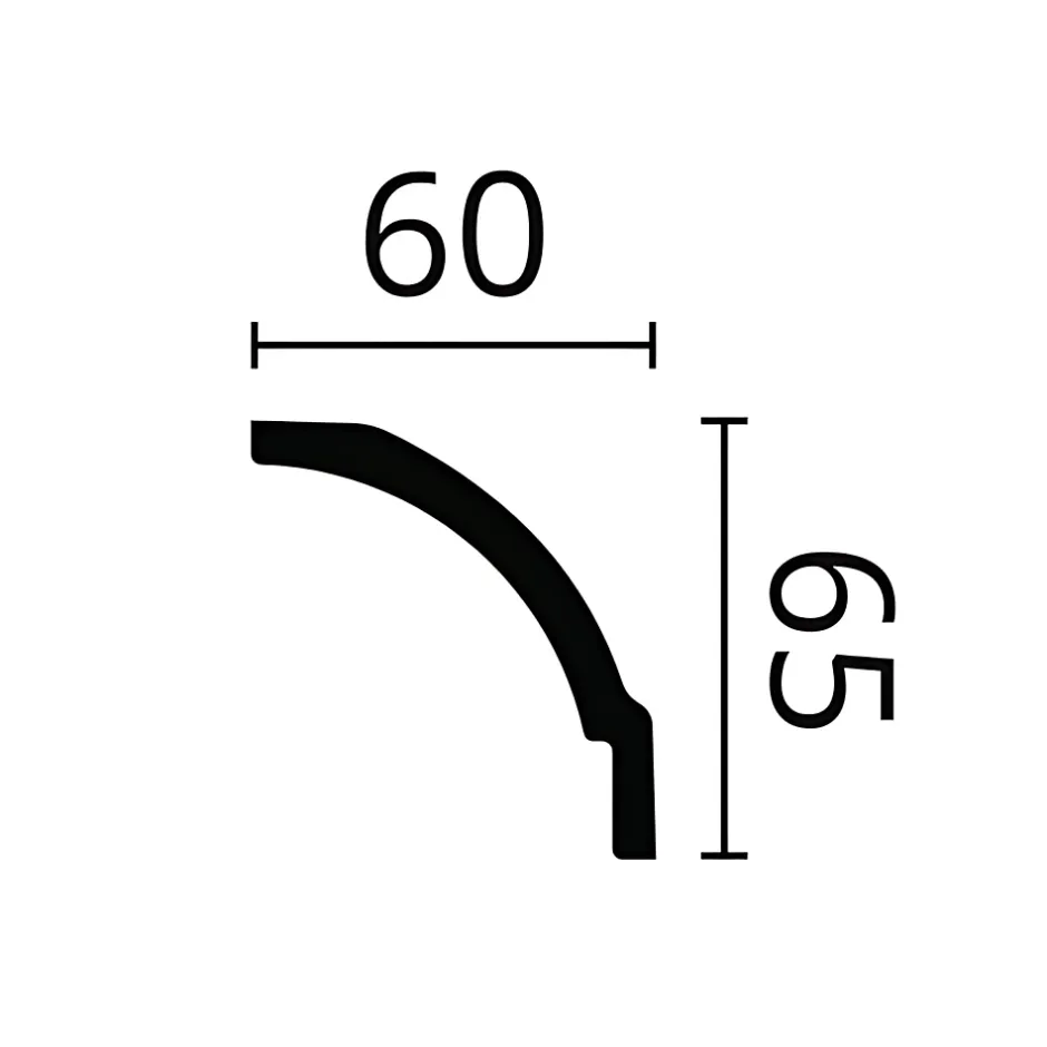 Noel & Marquet Corniche NMC NOMASTYL BW1 Moulure décorative Corniche de plafond