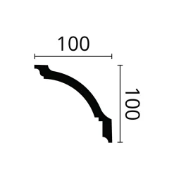 Corniche NMC NOMASTYL GP Moulure décorative Corniche de plafond-Noel & Marquet Online