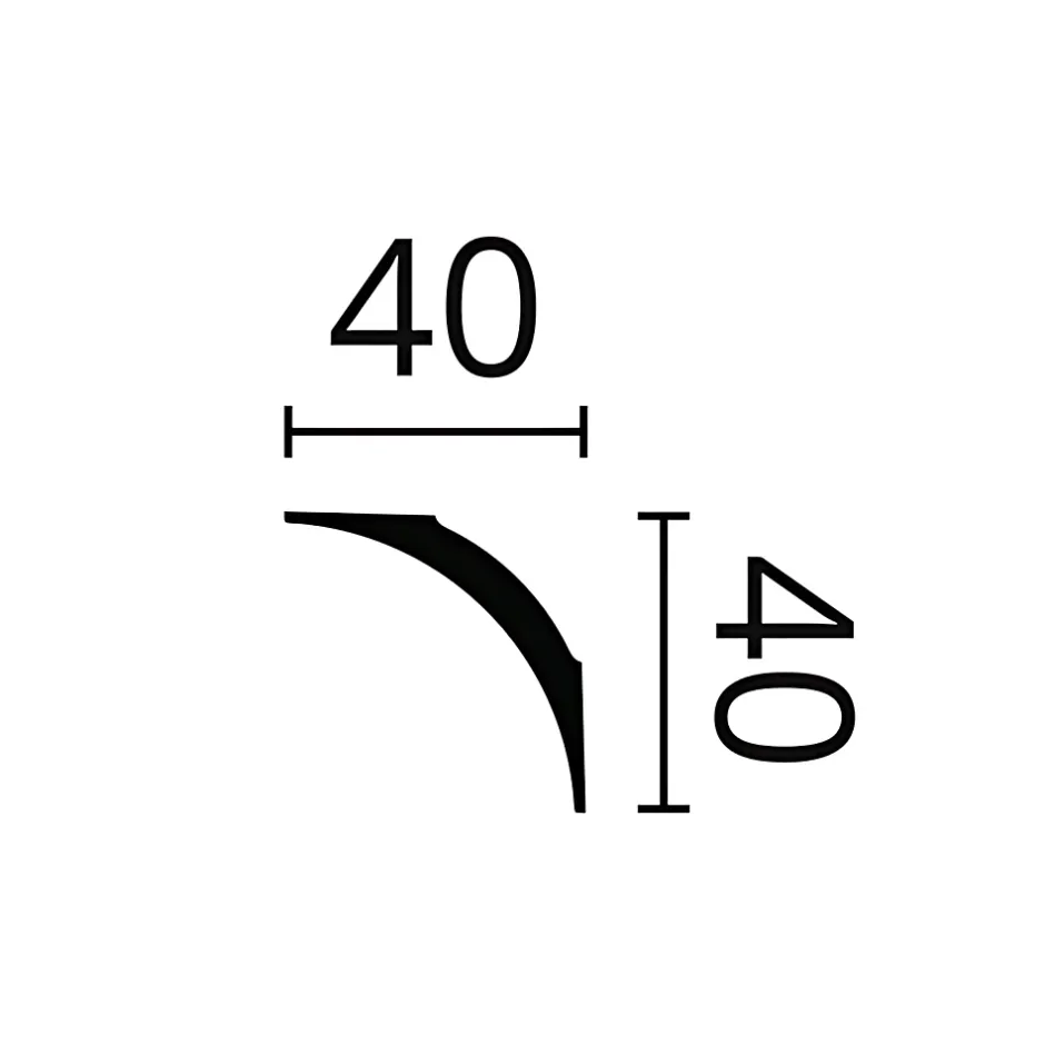 Noel & Marquet Corniche NMC NOMASTYL NE1 PURE Moulure décorative Corniche de plafond