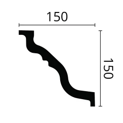 Noel & Marquet Corniche NMC NOMASTYL TL Profil de décoration