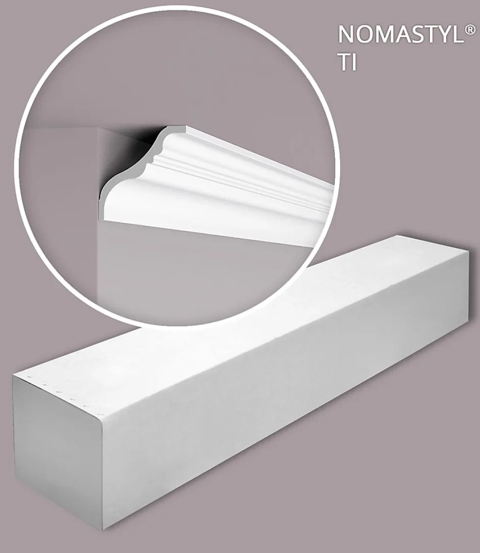 Corniche NMC TI-box-10 NOMASTYL 1 carton 10 pièces Moulure décorative-Noel & Marquet