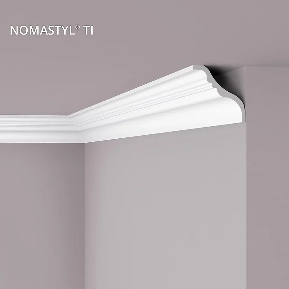 Corniche NMC TI-box-10 NOMASTYL 1 carton 10 pièces Moulure décorative-Noel & Marquet